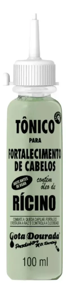 Tônico Capilar Gota Dourada Fortalecimento Rícino