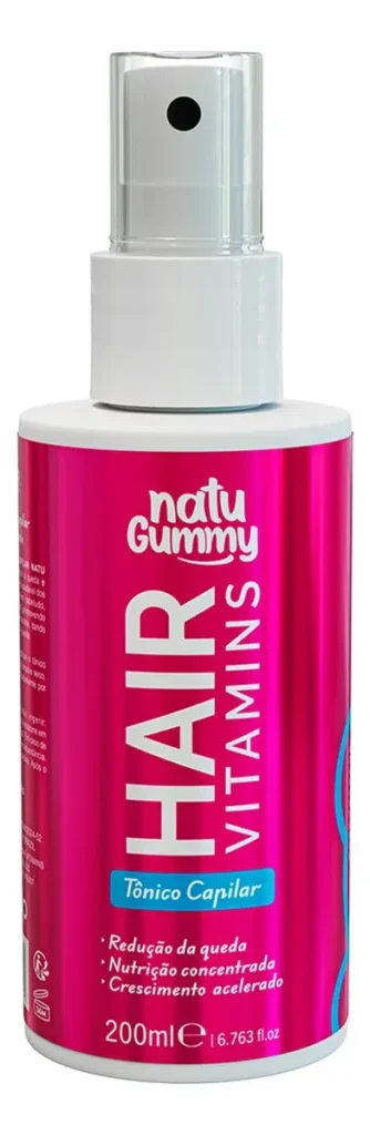 Tônico Capilar Natu Gummy Hair Vitamins Crescimento