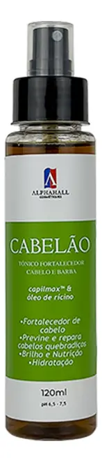Tônico Fortalecedor Alphahall Cabelão Cabelo e Barba Crescimento e Contra Queda