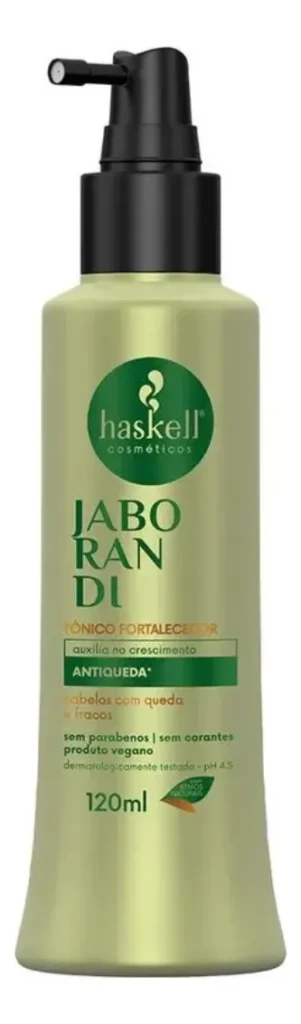 Tônico Fortalecedor Haskell Jaborandi para Cabelo com Queda e Oleosidade